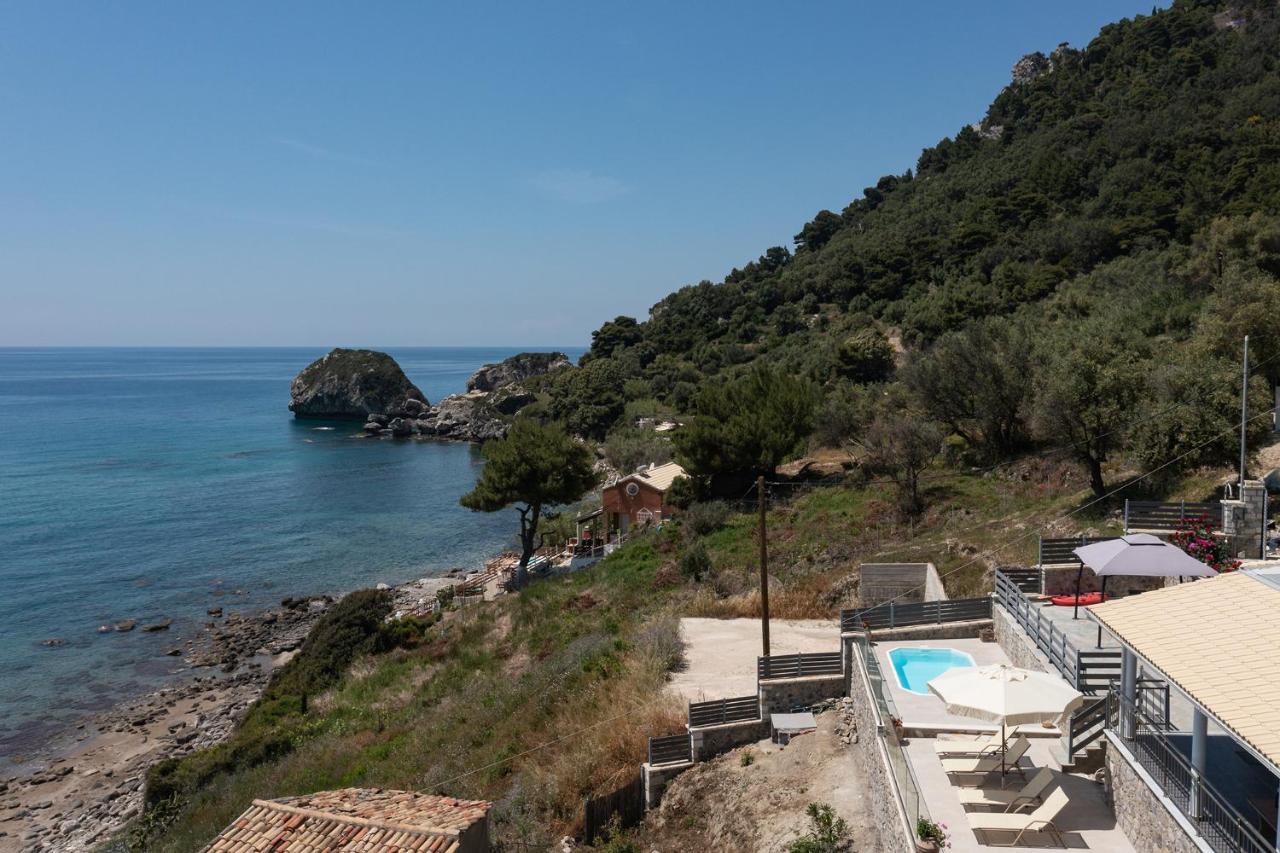 Villa Renata & Villa Filippos With Private Plunge Pool By Konnect Agios Gordios  Exterior photo