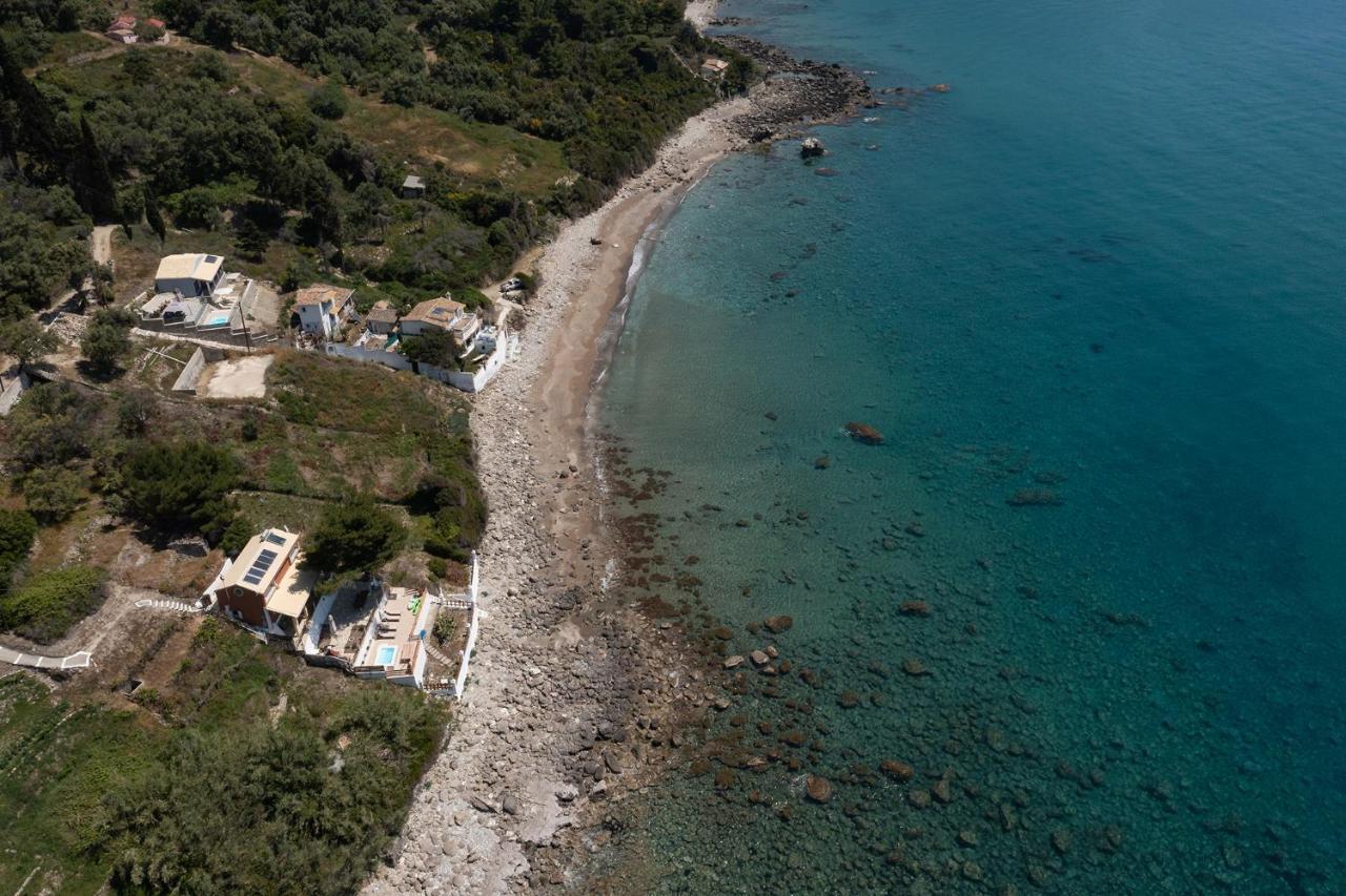 Villa Renata & Villa Filippos With Private Plunge Pool By Konnect Agios Gordios  Exterior photo