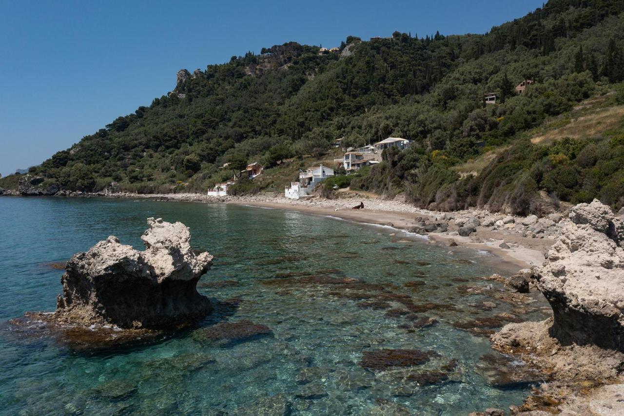 Villa Renata & Villa Filippos With Private Plunge Pool By Konnect Agios Gordios  Exterior photo